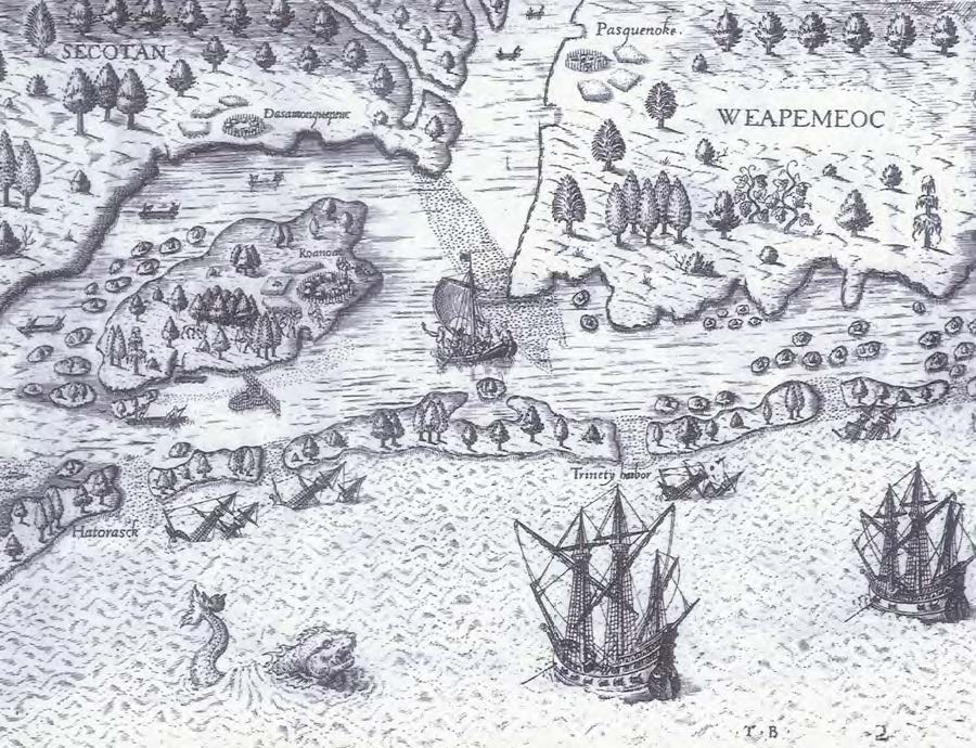 1590 Theodor de Bry Map